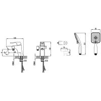 Смеситель на борт ванны Lemark Unit LM4515C Хром — фото 2, Смесители на борт ванны