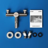 Смеситель для ванны Dorff Logic D3010000SS Нержавеющая сталь — фото 2, Смеситель для ванны