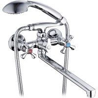 Смеситель для ванны G-Lauf QSL7-A827 универсальный Хром — фото 1, Смеситель для ванны