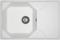 GRANFEST Мойка UNIQUE 740L 1-чаша+крыло 740*500мм иней арт.GF- — фото 2, Кухонные мойки