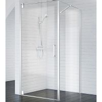 Душевой уголок BelBagno Marmi 100x90 MARMI-AH-1-100/90-C-Cr профиль Хром стекло прозрачное — фото 1, Прямоугольные душевые уголки