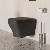 Товар: Унитаз Ambassador Benefit 203T20201R подвесной Черный матовый без сиденья - фото 6 Унитаз Ambassador Benefit 203T20201R подвесной Черный матовый без сиденья — фото 6, Подвесные унитазы