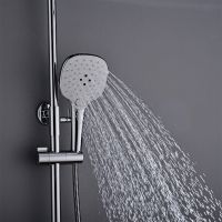 Товар: Душевая система Orans OLS-7550 7550000 Серебристый хром - фото 2 Душевая система Orans OLS-7550 7550000 Серебристый хром — фото 2, Душевые стойки