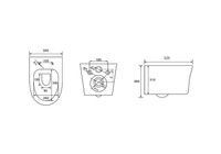 Товар: Унитаз подвесной безободковый AQUATEK НИКА AQ2009-00 525*365*360 мм, горизонтальный выпуск, тонкое с - фото 2 Унитаз подвесной безободковый AQUATEK НИКА AQ2009-00 525*365*360 мм, горизонтальный выпуск, тонкое с — фото 2, Унитазы
