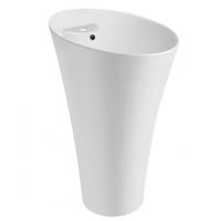 Раковина CeramaLux 42 WK8100(G-306) Белая — фото 1, Раковины напольные