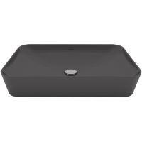 Раковина-чаша Creavit Ultra 60 UL060-00AM00E-0000 Антрацит матовая — фото 1, Раковины накладные