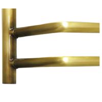 Водяной полотенцесушитель Domoterm Лаура П12 500*985 АБР Античная бронза — фото 2, Водяные полотенцесушители