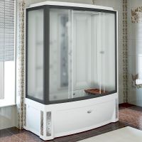 Товар: Душевой бокс Radomir Элис К2 168x85 R 1-04-6-2-5-0961 с баней с гидромассажем - фото 1 Душевой бокс Radomir Элис К2 168x85 R 1-04-6-2-5-0961 с баней с гидромассажем — фото 1, Душевые боксы