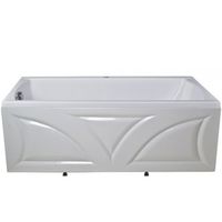 Акриловая ванна 1MarKa Elegance 120x70 01эл1270 без гидромассажа — фото 2, Акриловые ванны