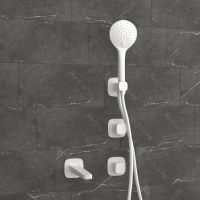 A9551.266.316.328.156.155 Встраиваемый комплект для ванны с лейкой и изливом — фото 3, Смесители