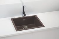 Товар: Мойка для кухни ALVEUS QUADRIX 50 GRANITAL+ CHOCOLATE-G03M 560X460X200 с сифоном 1133398, - фото 3 Мойка для кухни ALVEUS QUADRIX 50 GRANITAL+ CHOCOLATE-G03M 560X460X200 с сифоном 1133398, — фото 3, Кухонные мойки