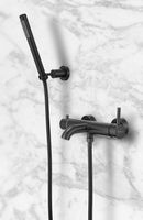 Смеситель для душа Milacio Ultra MCU.350.MB нержавеющая сталь / черный матовый / однорычажный / настенный монтаж — фото 3, Смеситель для душа