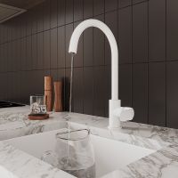 Товар: Смеситель для кухни Milardo Rora RORWTFJM05 Белый матовый - фото 8 Смеситель для кухни Milardo Rora RORWTFJM05 Белый матовый — фото 8, Смесители для кухни