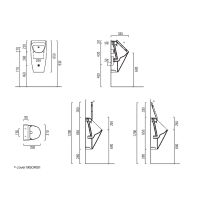 Товар: Писсуар GSI Community 909811 подвесной Белый без крышки - фото 2 Писсуар GSI Community 909811 подвесной Белый без крышки — фото 2, Писсуары