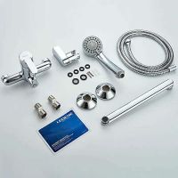 Смеситель для ванны Ledeme H03 2203L универсальный Хром — фото 3, Смеситель для ванны