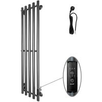 Электрический полотенцесушитель Altasan Арго 120х27 Арго12027Г Графит — фото 1, Электрические полотенцесушители