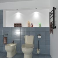 Электрический полотенцесушитель Маргроид Вид 81-10 профильный 600x500 8110-6050-1081-9005R правый Че — фото 2, Электрические полотенцесушители