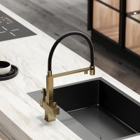 Товар: Смеситель для кухни Sancos Moro SC4006BG Золото брашированное Черный - фото 5 Смеситель для кухни Sancos Moro SC4006BG Золото брашированное Черный — фото 5, Смесители для кухни