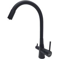 Смеситель для кухни Maretti Project Black PB31RGF71 Черный матовый — фото 1, Смесители для кухни