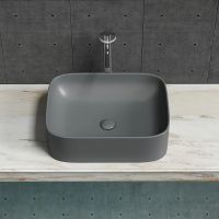 Раковина-чаша Ceramicanova Element 51 CN6052MDH Темный антрацит матовый — фото 23, Раковины накладные