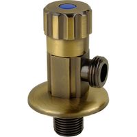 Запорный вентиль Veragio Sbortis VR.SBR-8223.BR угловой Бронза — фото 1, Комплектующие для туалета