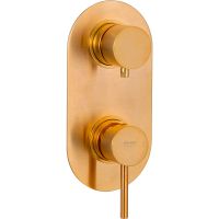 Смеситель для душа Remer X-Style X93KBBG Золото брашированное — фото 1, Смеситель для душа