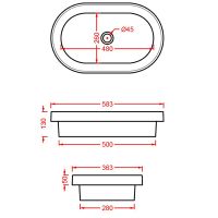 Товар: Раковина Artceram Fuori 60 TFL033 17 00 Черная матовая - фото 3 Раковина Artceram Fuori 60 TFL033 17 00 Черная матовая — фото 3, Раковины