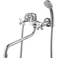 Смеситель для ванны Lemark Partner LM6541C универсальный Хром — фото 1, Для душа и ванны