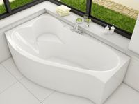 Акриловая ванна Relisan Isabella 170х90 L Гл000010529 без гидромассажа — фото 4, Акриловые ванны