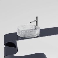 Раковина-чаша Ceramicanova Cristal 36 CN6062 Прозрачная — фото 15, Раковины накладные