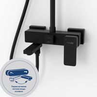 A27701 Душевой комплект со смесителем — фото 8, Душевые стойки