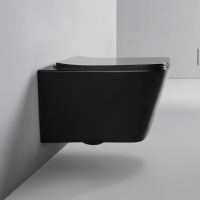 Унитаз Bond F04-108 подвесной Черный с сиденьем Микролифт — фото 6, Унитазы