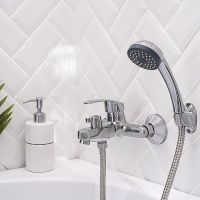 Смеситель для ванны Ростовская Мануфактура Сантехники SL85-009E Хром — фото 5, Для душа и ванны