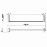 Товар: Аксесс Aller K-1124 Полка стеклянная (блистер), хром, WasserKRAFT - фото 5 Аксесс Aller K-1124 Полка стеклянная (блистер), хром, WasserKRAFT — фото 5, Комплектующие для туалета