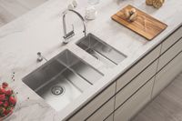 Мойка для кухни KOMBINO 10 SAT-90 180X400X144 в комплекте с сифоном 1130551 — фото 3, Кухонные мойки