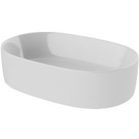 Раковина-чаша Iddis Ray 55 RAYWS13i27 Белая глянцевая — фото 1, Раковины накладные