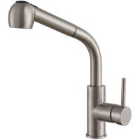 Смеситель для кухни Haiba HB70304-2 Нержавеющая сталь — фото 1, Смесители для кухни