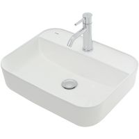 Раковина AQUAme 50 AQM5001 Белая глянцевая — фото 1, Раковины накладные