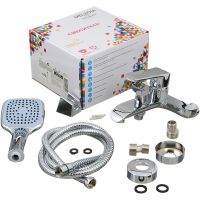 Смеситель для ванны Melodia della vita Heavy Metal MDV35640 Хром — фото 5, Для душа и ванны