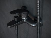 Товар: Смеситель для ванны Laguraty 7003 Черный матовый - фото 11 Смеситель для ванны Laguraty 7003 Черный матовый — фото 11, Для душа и ванны