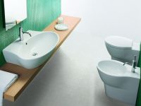 Раковина Hatria Nido 56 Y0TT01 Белая — фото 6, Раковины