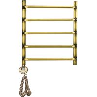 Электрический полотенцесушитель Domoterm Стефано П5 400x500 АБР EL Античная бронза — фото 1, Электрические полотенцесушители