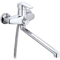 Смеситель для ванны G-Lauf LWZ7-A182 универсальный Хром — фото 1, Смеситель для ванны