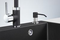 Granula-1403, ЧЁРНЫЙ, ДОЗАТОР КУХОННЫЙ — фото 1, Дозаторы для кухонных моек