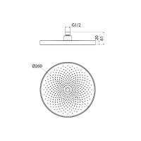 Верхний душ Iddis SpaHome SPA26BPi64 Черный — фото 7, Верхние души