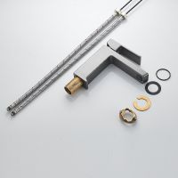 Смеситель для раковины Rose R18T R1801T-1 Оружейная сталь — фото 4, Смесители для раковины