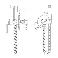 Товар: Гигиенический душ со смесителем Caprigo Don Хром арт-53-133-CRM - фото 2 Гигиенический душ со смесителем Caprigo Don Хром арт-53-133-CRM — фото 2, Гигиенические души