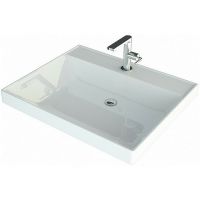 Раковина Maretti Sofia 60 SF13SM07-844 на стиральную машину Белая — фото 1, Раковины на стиральную машину