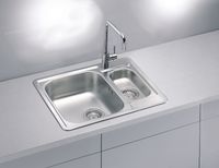 Мойка для кухни LINE 50 NAT-90 615X500 в компл. с сифоном 1130555, — фото 3, Кухонные мойки