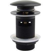 Донный клапан Laguraty X0001 click-clack Черный матовый — фото 1, Донные клапаны